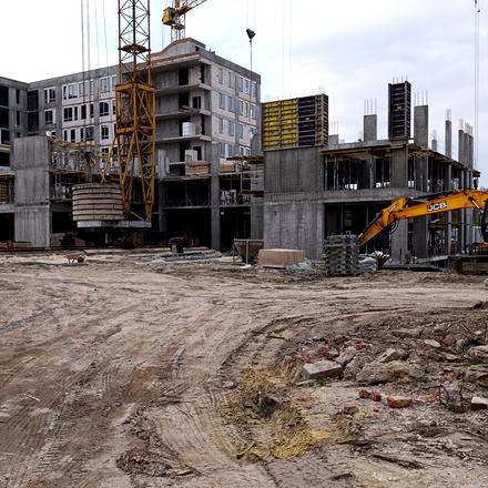 Ход строительства ЖК BIG BEN, А3 будинок(секція1), апрель 2026