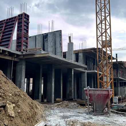 Ход строительства ЖК D8, Дом, апрель 2026