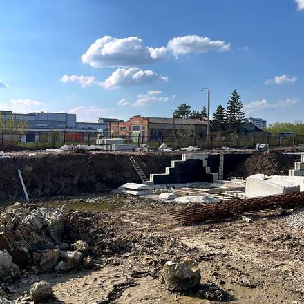 Ход строительства ЖК Містечко Південне, 21-24 дома, апрель 2026