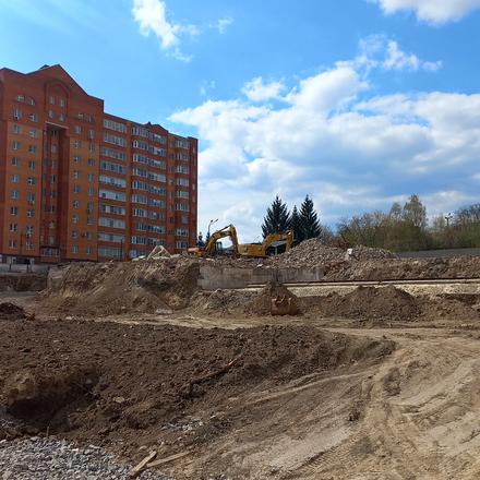 Ход строительства ул. Троллейбусная, 7а, , апрель 2026