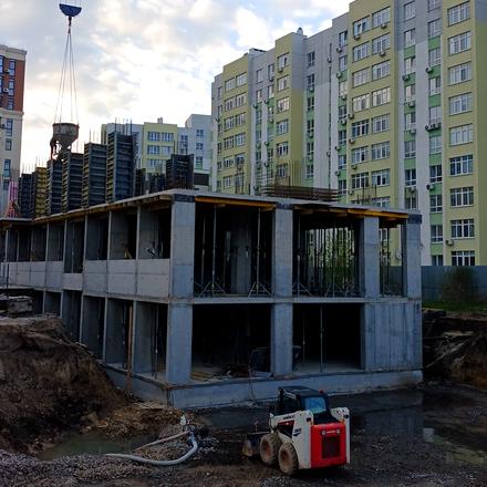 Ход строительства ЖК Estet Hill, 2 дом, апрель 2026