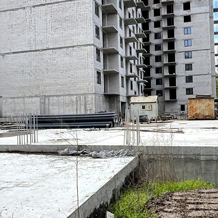 Ход строительства ЖК Promenade, 1-2 дома, апрель 2026
