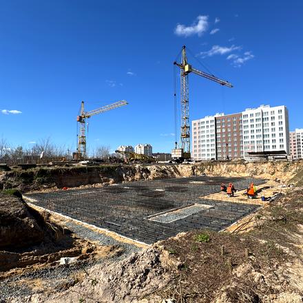 Ход строительства ЖМ Новая Буча, 8.7 дом, апрель 2026