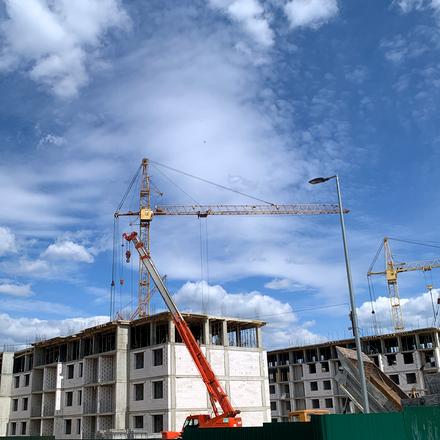 Ход строительства ЖМ Седьмое Небо, 20 очередь (дом 253), апрель 2026