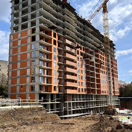Хід будівництва ЖК City, 1 будинок (секції 14-15), квітень 2026