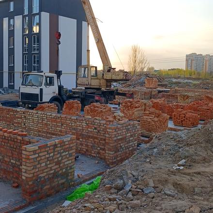 Ход строительства ЖК Sanville Park, 23 дом, апрель 2026