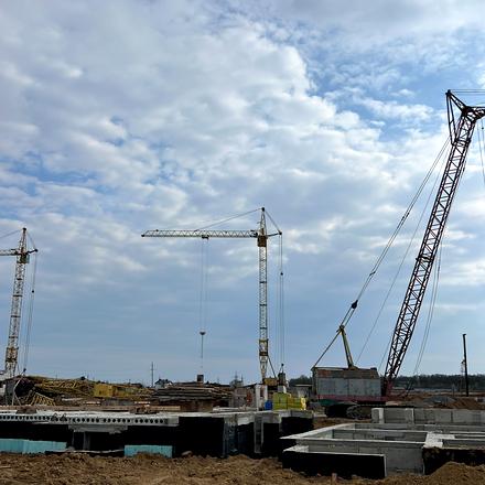 Хід будівництва Мікрорайон Академічний, 3 черга (будинок 11), квітень 2026