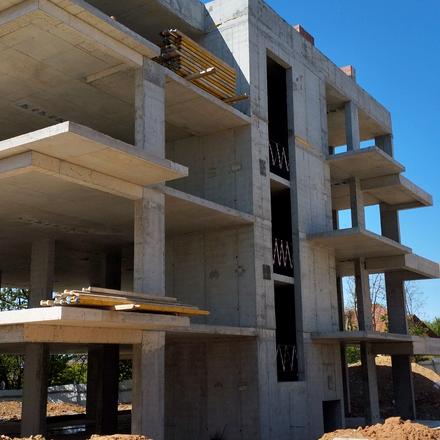 Ход строительства ЖК AURA, 4 дом, апрель 2026