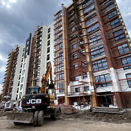 Ход строительства ЖК Городок Мануфактура, 3 дом, май 2026