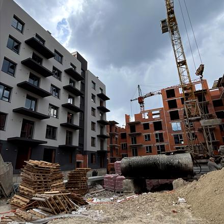 Ход строительства ЖК Містечко Південне, 11-12 дома, май 2026
