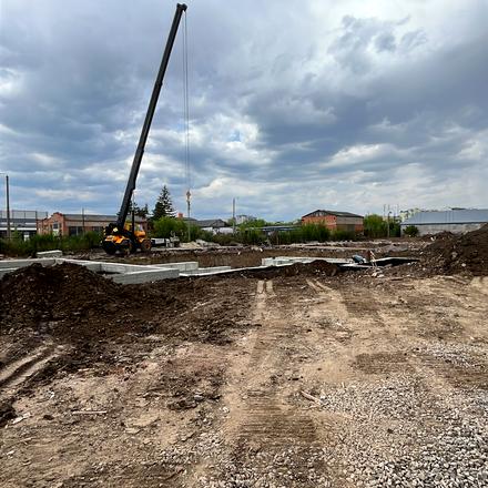 Ход строительства ЖК Містечко Південне, 21-24 дома, май 2026