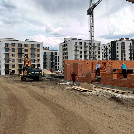 Ход строительства ЖК Містечко Південне, 17-18 дома, май 2026