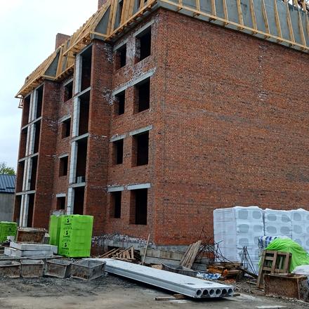 Ход строительства ЖК Молодежный городок, 8 дом, май 2026
