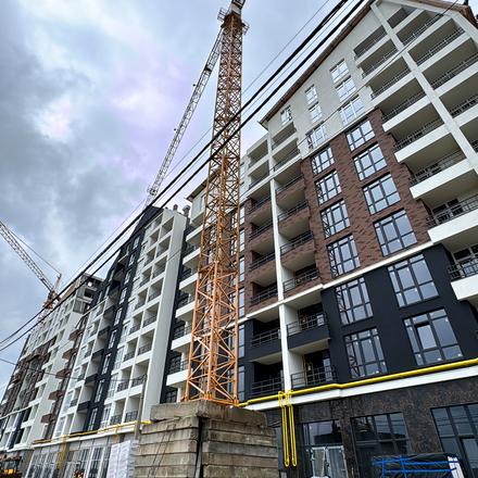 Ход строительства ЖК Синергия Сити, 33-34 дома, май 2026