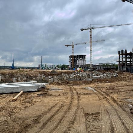 Ход строительства ЖК Синергия Сити, 45 дом, май 2026