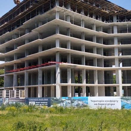 Хід будівництва ЖК CONTINENT RIVER PARK, 1 будинок, травень 2026