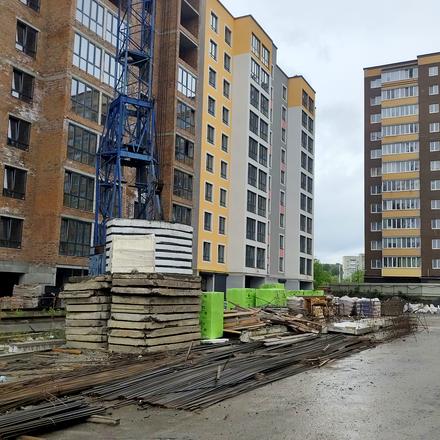 Хід будівництва ЖК Янтарний, 1 секція, червень 2026