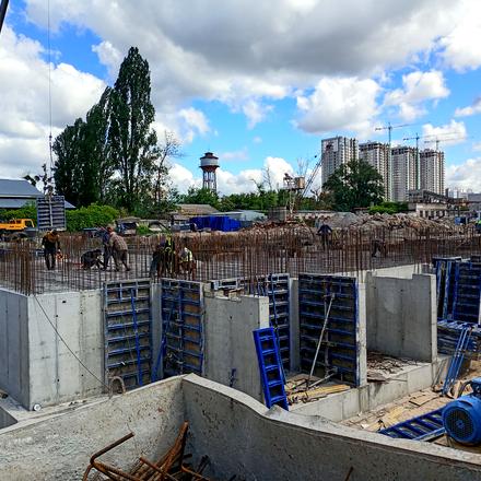 Хід будівництва Kaskad Residence, 1-2 секції, червень 2026