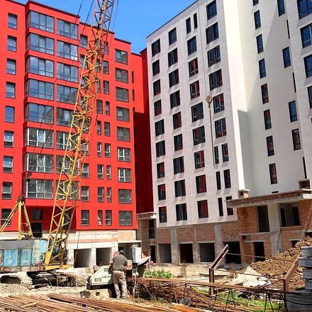 Ход строительства ЖК Паркове містечко (7 очередь), 4 дом, июнь 2026