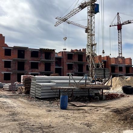 Ход строительства ЖК Містечко Південне, 15-16 дома, июнь 2026