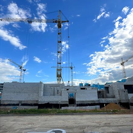 Ход строительства Микрорайон Академический, 3 очередь (дом 11), июнь 2026