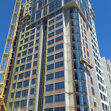 Ход строительства ЖК Sea Town, 2 дом, июнь 2026