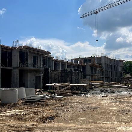 Ход строительства ЖК Опришівська Слобода, 3 очередь (дом 6), июнь 2026