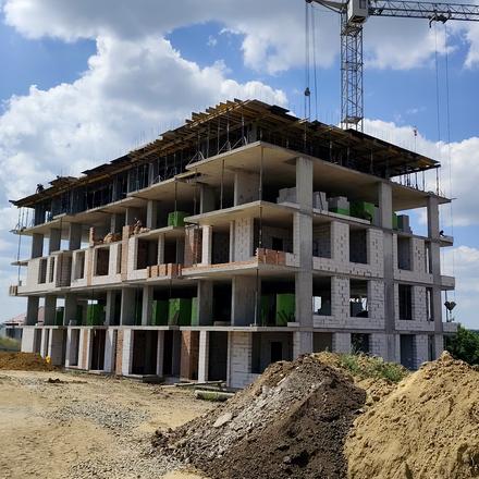 Ход строительства ЖК AURA Resident, 1 дом, июль 2026