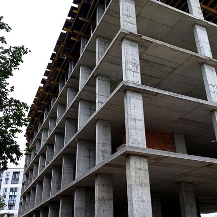 Хід будівництва ЖК AurA, 1 будинок(секція2), липень 2026