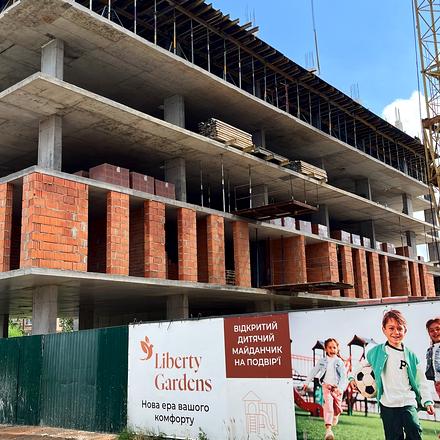 Хід будівництва ЖК Liberty Gardens, 2 будинок, липень 2026
