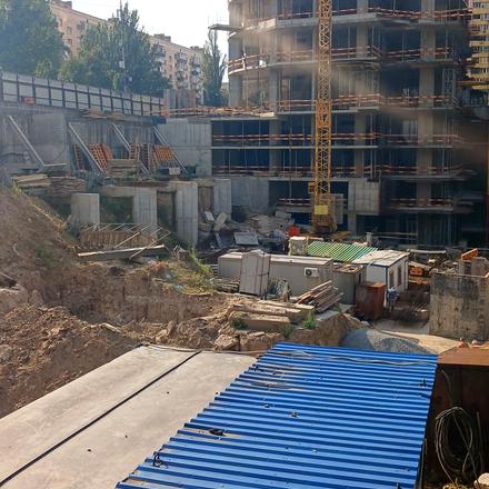 Хід будівництва ЖК NVER, 1 будинок, серпень 2026