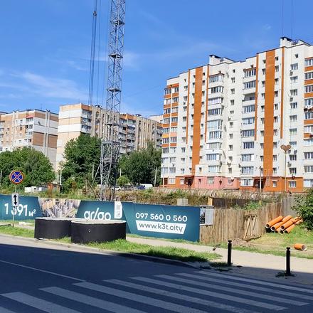 Хід будівництва ЖК AR/GO residence, 1 секція, серпень 2026