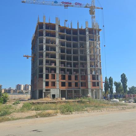 Хід будівництва ЖК ODESA CITY, 1 будинок, серпень 2026