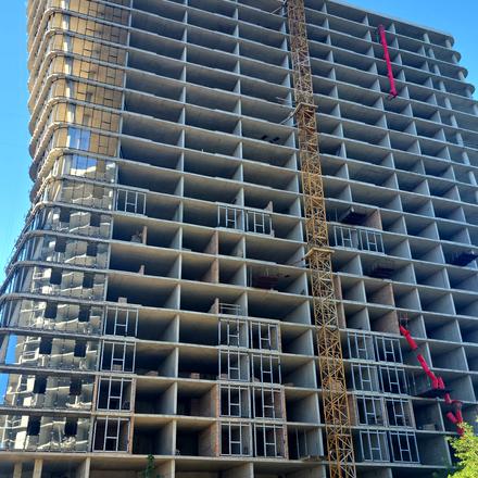 Хід будівництва Kandinsky Odesa Residence, 1 будинок, серпень 2026