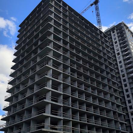 Ход строительства ЖК Central Hills, 2 дом, август 2026