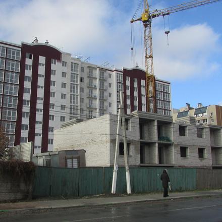 Хід будівництва ЖК Вишнева оселя (вул. Вишнева), 2 будинок (вул. Вишнева, 25), листопад 2016