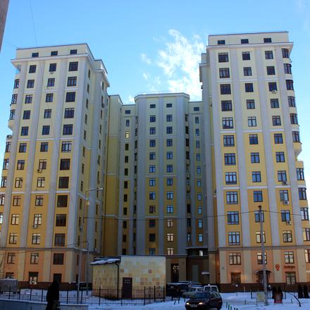 Ход строительства ЖК Схід Сонця, 1 дом, декабрь 2016