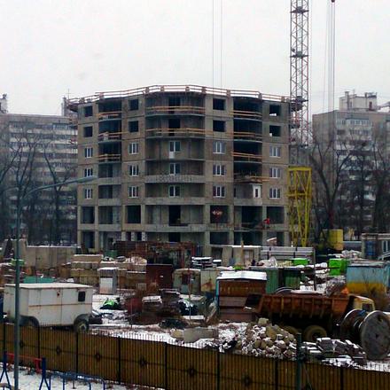 Хід будівництва ЖК Шоколад, 1 черга (Brut), січень 2015