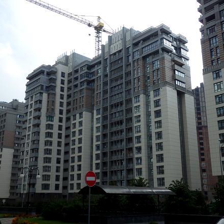 Хід будівництва ЖК Новопечерські Липки, вул. Михайла Драгомирова, 14, липень 2014