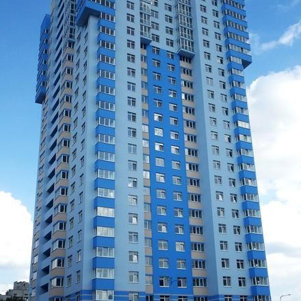 Ход строительства ЖК Малахит, 1 дом, июль 2014