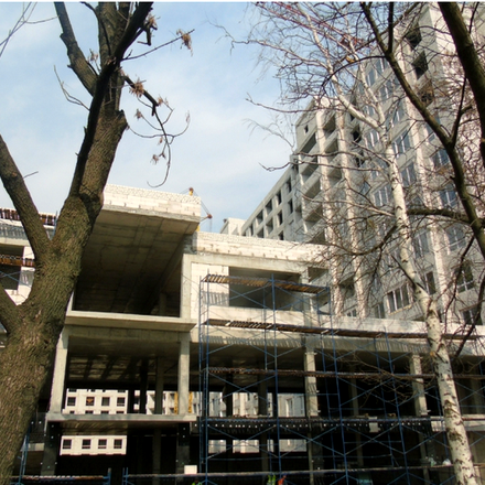 Хід будівництва ЖК Софіївський квартал (вул. Ак. Шалімова), 1 черга (вул. Академіка Шалімова, 67, 69), березень 2015