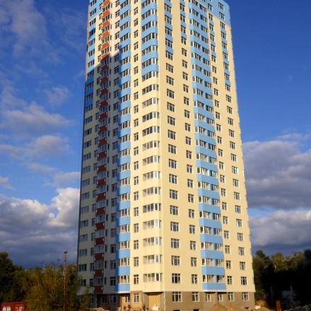 Ход строительства ЖК Парковые озера, 3 очередь (дом 7), август 2014