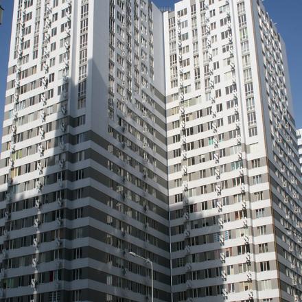 Ход строительства ЖК Альтаир, 2 дом (секции 6, 7), февраль 2017