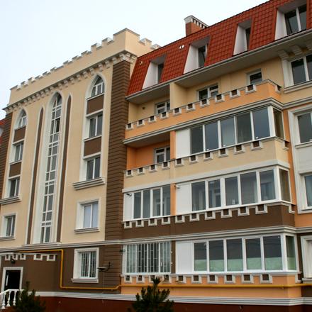 Хід будівництва ЖК Академгородок-Совиньон, 1 черга (секції 1-4), лютий 2017