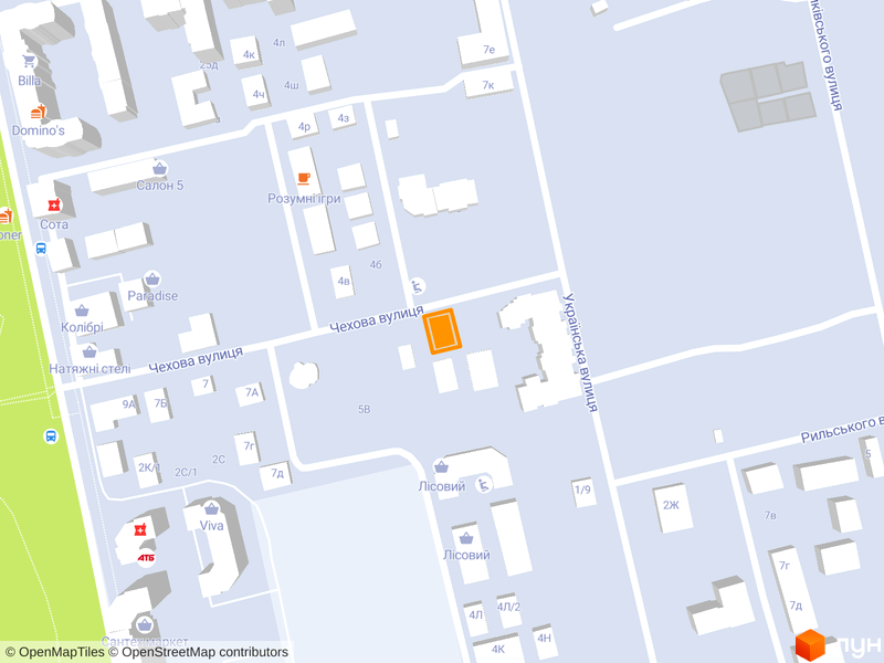 вул. Літературна (Чехова), 1