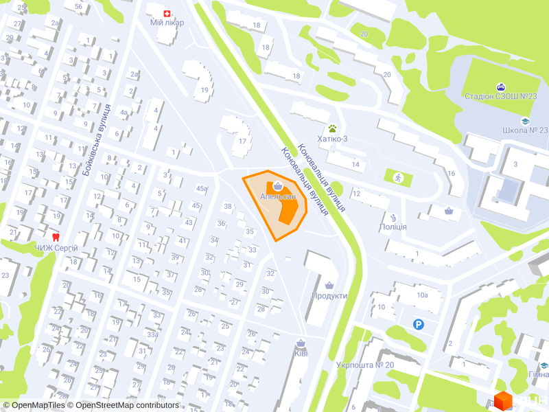 вул. Коновальця, 15