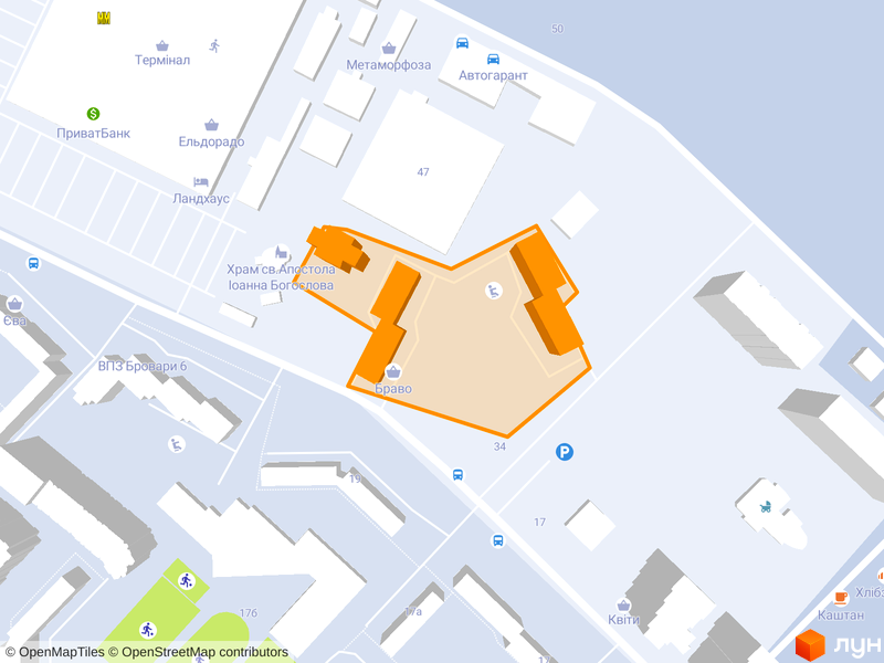 вул. Симона Петлюри, 36, 36а, 36б