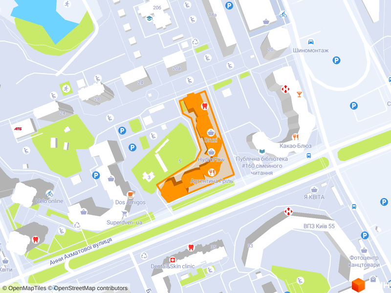 вул. Ахматової, 22