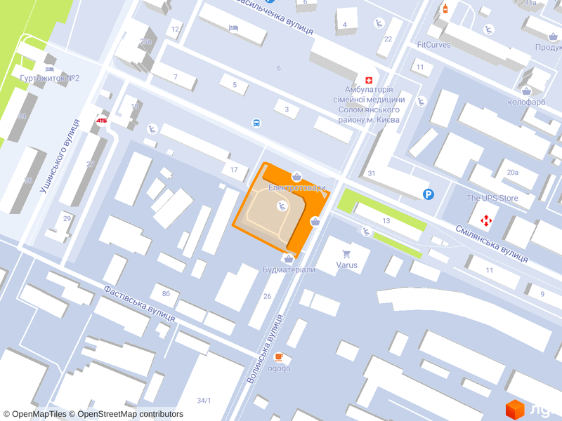 вул. Волинська / вул. Смілянська