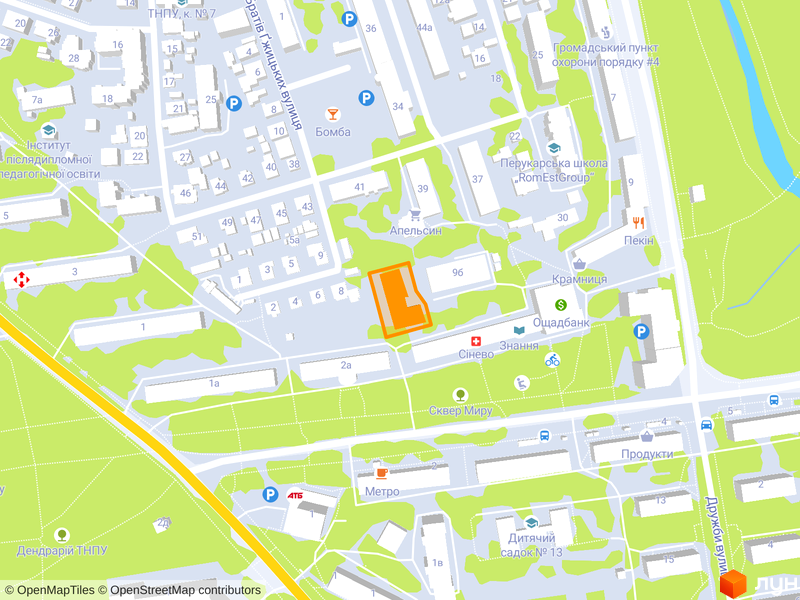 вул. Дружби / вул. Миру, 11а